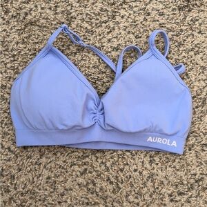 AUROLA Women's Sports Bra - Periwinkle Blue